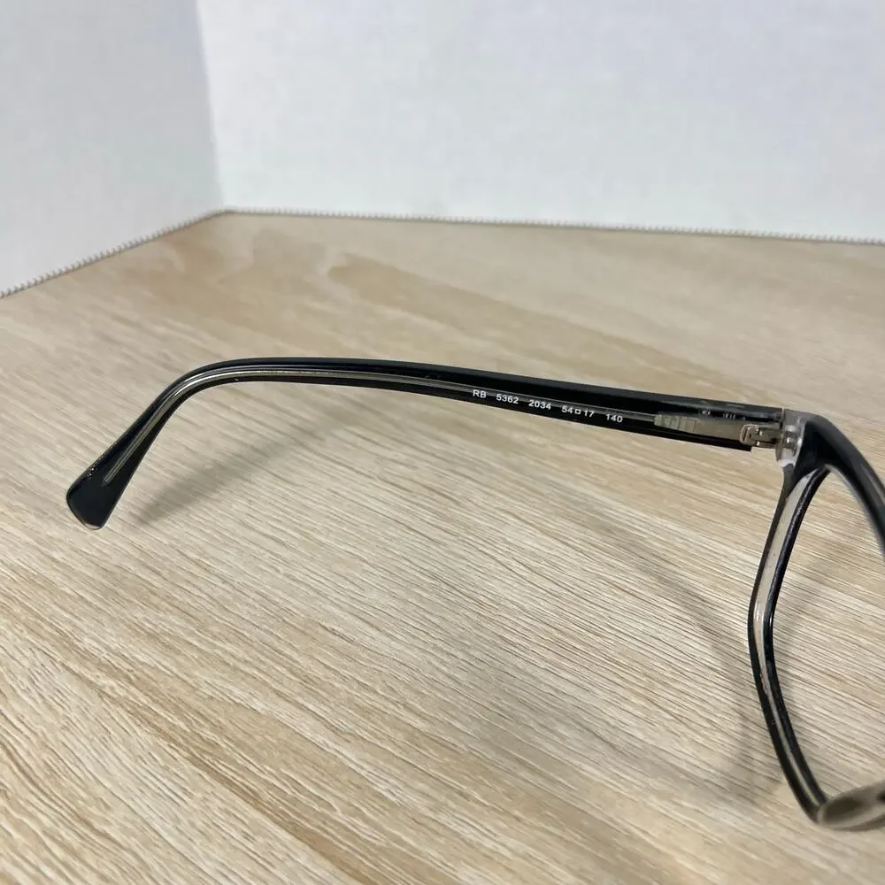 Ray-Ban RB5362 2034 Black Clear Eyeglasses Frames Only 54-17-140